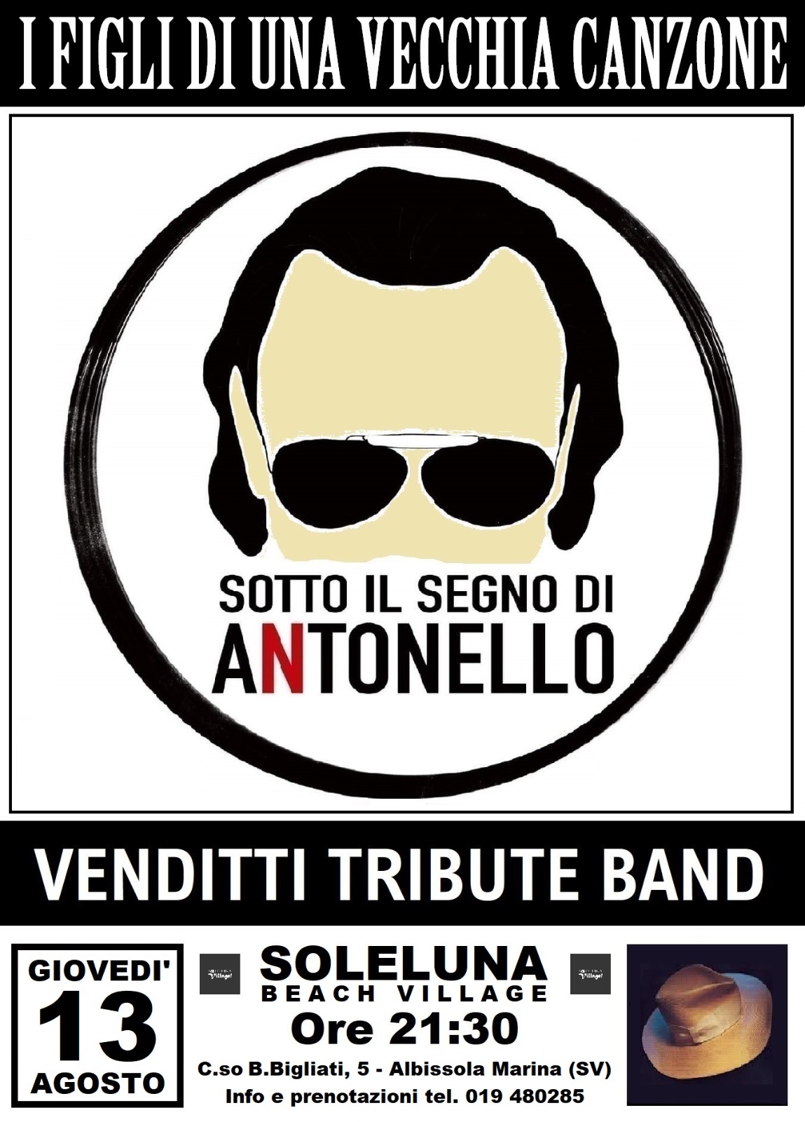 Giovedì 13 agosto 2026 - Antonello Venditti tribute band